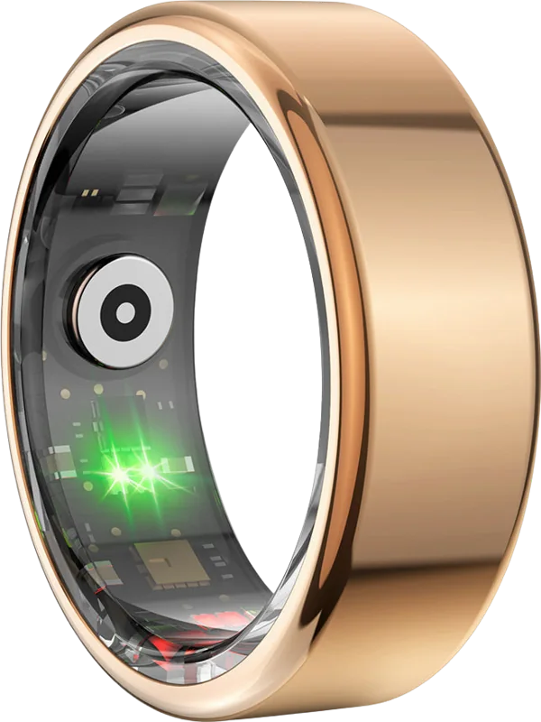 Connected ring, rose gold